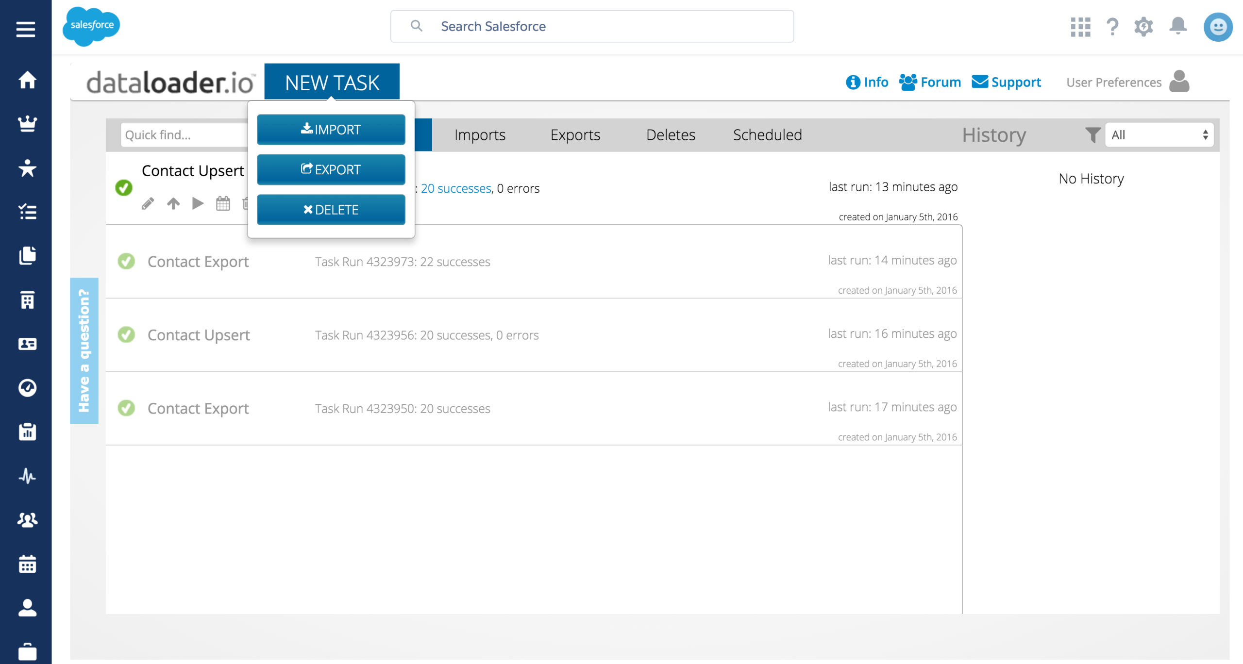 Example of bulk data operations using Data Loader during controlled record redistribution to remediate ownership and account data skew.